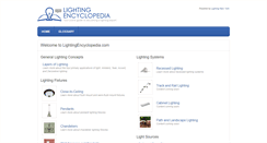Desktop Screenshot of lightingencyclopedia.com